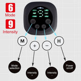 EMS Fitness Trainer Belt USB Rechargeable LED Display Electrical Muscle Stimulator Abdominal Muscle Abdominal Muscle Sticker