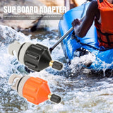 Kayak Inflatable Pump Adapter Wear-resistant Rowing Boat Air Valve Adaptor Nylon for SUP Board Kayak Boat Parts Accessories