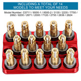 Aluminum Alloy Watch Mainspring Winding Winder Accessory Watch Repair Tool for 3135 2836 8200 Movement Red Base for Watchmakers