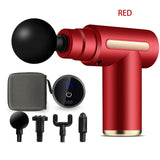 Electric Muscle Massage Gun  for Circulation  Fascia Gun For  Massage Back Shoulder  With Case Pain Relief Fascia Gun Briefcase