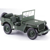 1:18 Model Old World War II Willys Vehicles Alloy Car Model For Kids Toys Gifts
