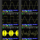 DSO1511G 2.4-Inch Screen Digital Oscilloscope 120Mhz Analog Bandwidth Support Signal Generator Handheld Oscilloscope