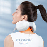 Electric Shoulder Neck Massager with Heat Compression  Deep Kneading Portable Massager