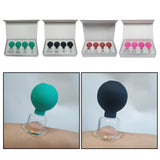 4PCS Facial Vacuum Cupping Cans Silicone Suction Jars Anti Wrinkle Therapy Face Massager Chinese Medical Health Care Beauty Tool