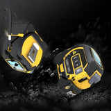 ABS Manganese Steel Wire Belt 3 In 1 Laser Rangefinder 5m Tape Measure Ruler Infrared 60m Range Finder Tools 85*82*56mm