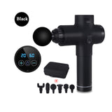 Massage Gun Electric Portable Handheld Deep Tissue Percussion Massager 20 Speed 6 Heads Body Muscle Pain Relief