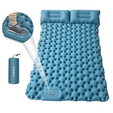Outdoor 2 Person Camping Mat with Air Pillow Portable Air Mattress Waterproof Backpacking Sleeping Pad For NatureHike Camping