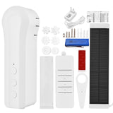 Solar Powered Zigbee Smart Blinds Drive Motor Tuya Motorized Chain Roller 2.4GHz APP&amp;Voice Control 433MHz Remote Control