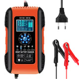 Car SUV Battery Charge 12V-24V 10A 7-Segment Motorcycle Truck Battery-charger with Impulse Repair LED Display Charger