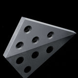 45/45/90 and 30/60/90 Degree 2pcs Manganese Steel Precision Angle Gauge Block Set Gauge Milling Machinist Lathe Tool