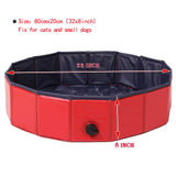 Dog pool Foldable Dog Swimming Pool Portable Anti-slip Paddling Pools for Dogs Cats Bathing Tub Wash Pet Outdoor Playing Pool