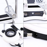 EU Plug Welding Repair Magnifying Glass 2.5X 6X 5X 10X Magnification Desktop Lamp Soldering Jewelry Design Reading Magnifier