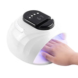Phone Holder Nail Lamp Handle 168W 42LED Lights Fast Drying LED Nail Dryer UV Gel Polish Curing Lamp Timer Smart Sensor Nail Art