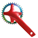 MTB 104BCD Crank 170mm Bike Crankset Square Hole For Single/Double Chainring 32T-42T chainwheel For 8-11s chain parts