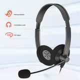 3.5mm T28 Call Center Service Headphone Telephone Traffic Earphone Customer Communication 330 Degrees Computer Headset