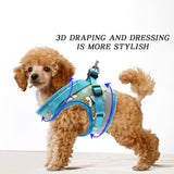 Nylon Dog harness Vest Adjustable Reflective with 1.5m Dog leash for small large Cats Dogs Chihuahua Husky Dog Training Supplies