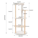 Cat Climbing Toy Cat House Kitten Climbing Frame Cat Tree Playing Training For Fun Cat Scratching Post