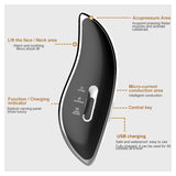 NEW Electric Face Massager Microcurrent Heated Vibration Massage Scraping Lifting Board Face Apparatus Beauty Corrector Thin