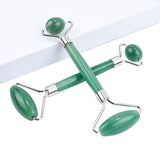 Natural Green Aventurine Facial Massager Jade Roller Thick Stick Crystal Stone Anti Aging Wrinkles Cellulite Reduce Beauty Care