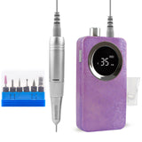 NEW Nail Drill Cordless 35000RPM Manicure Electric Machine Nail Drill Wireless Nail File Pedicure Rechargeable Drill Cordless