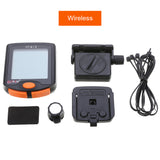 Cycling Bike Computer Rainproof Wireless Bicycle Speedometer Odometer Stopwatch Universal Mini Cycling Speed Sensor LCD Screen