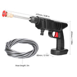 18V Cordless High Pressure Car Washer Gun Tool Portable Vehicle Cleaning Machine Automobile Washer with Foam Bottle Car Washer