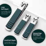 9 In 1 Manicure Set With Leather Case Professional Stainless Steel Nail Clippers Portable Manicure &amp; Pedicure Kit For Women Men