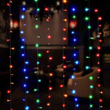 Eu/us-stecker 220 v 110 v Neue Jahr Urlaub Dekoration Flexible Fenster Beleuchtung Weihnachten 3*3 Led vorhang Licht String Hoc