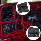 Headlight Switch, Greenish LED Lights ,for Chevy Silverado Suburban 2003-2007 19381535 D1595G