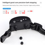Dog Anti Barking Device Automatic USB Dogs Training Collar Dog Stop Barking Vibration Rechargeable Bark Collar with Electricity