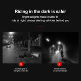 Bicycle Tail Light USB Charging Safety Light Warning Tail Light Cycling Equipment Mountain Night Riding