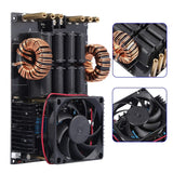 DC12V-40V 1000W 50A ZVS Low Voltage High Frequency Induction Heating Module Board with 48V Copper Pipe and Cooling Fan