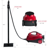 2000W Heavy Duty Steam Cleaner Mop Multi-purpose Deep Cleaning And Disinfection Large 1.5L Tank Automatically Power off