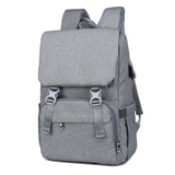 Diaper Bag Mommy Bag Multi-functional USB Backpack Portable Baby Seat Fold Diaper Changing Pad Stroller Bag Baby Activity Gear