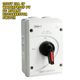 White Electrical Equipment 1000V 32A 4P Waterproof PV DC Rotary Disconnector Switch Photovoltaic Isolator Switching Power Supply