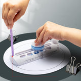 Paper knife manual round cutter 8-30cm round paper cutter round cutter round opener round cutter cutting multi-function round