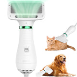 2 In 1 Dog Dryer Portable Pet Hair Dryer Comb Brush Puppy Cat Hair Comb Dog Fur Blower Pet Grooming Dryer Adjustable Temperature