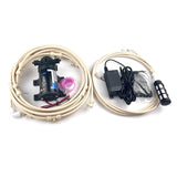Quite 24V Water Spray Electric Diaphragm Slient Pump Kit Portable Automatic 6M-15M Misting Cooling System For Cooling Irrigation
