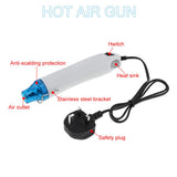 Heat Gun 230V 300W Handheld Heat Gun Multifunction Mini DIY Rapid Warming Hot-Air Blower with Supporting Seat