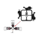 3In1 All-Metal Hot Shoe Bracket Triple Head Mount Adapter Hot Shoe Mount Adapters Camera Accessories
