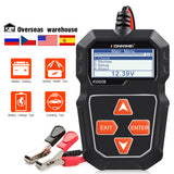 KONNWEI KW208 Car Battery Tester 12V 100 to 2000CCA  Cranking Charging Circut Tester Battery Analyzer  12 Volts Battery Tools