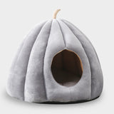 Winter Warm Cats Bed Nest Washable Dog Mat Soft Cute Cat Bed House Indoor Dog Beds for Small Dogs Removeable Pet Pumpkin House