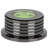 Record Weight Stablizer Aluminum Turntable Disc Clamp with Bubble Leveling for LP Record Player 50Hz Vinyl Record Clamp