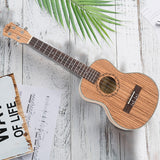 Tenor Ukulele 26 Inch 4 Strings Zebrawood Hawaiian Mini Guitar Acoustic Guitar Ukulele 18 Frets Musical Stringed Instrument