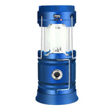 Portable Solar LED Camping Light Outdoor Tent Light USB Rechargeable Emergency Lamp Search Light