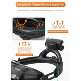 Comfort Decompression Headband With Battery Buckle Fv-td78 Adjustable Replacement Head Strap Compatible For Dji Fpv Goggles V2