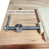 Woodworking Desktop Clip Set Fast Fixed Locked Clamp Vise Brass Fixture Benches Joinery Carpenter Tool For19mm/20mm Hole