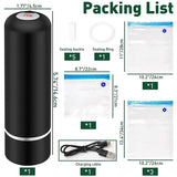 Portable Vacuum Sealer, Handheld Automatic Vacuum Food Sealer Wireless Mini Food Vacuum Sealer For Preservation