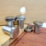 2/4/5PCS Stainless Steel Bench Dogs Workbench Peg Brake Stops Table Workbench Positioning Planing Plug for 19/20MM Dog Hole