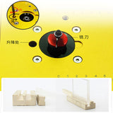 Aluminum Router Table Insert Plate Electric circular saw Flip Cover Plate Miter Gauge Guide For Table Saw Woodworking Workbench